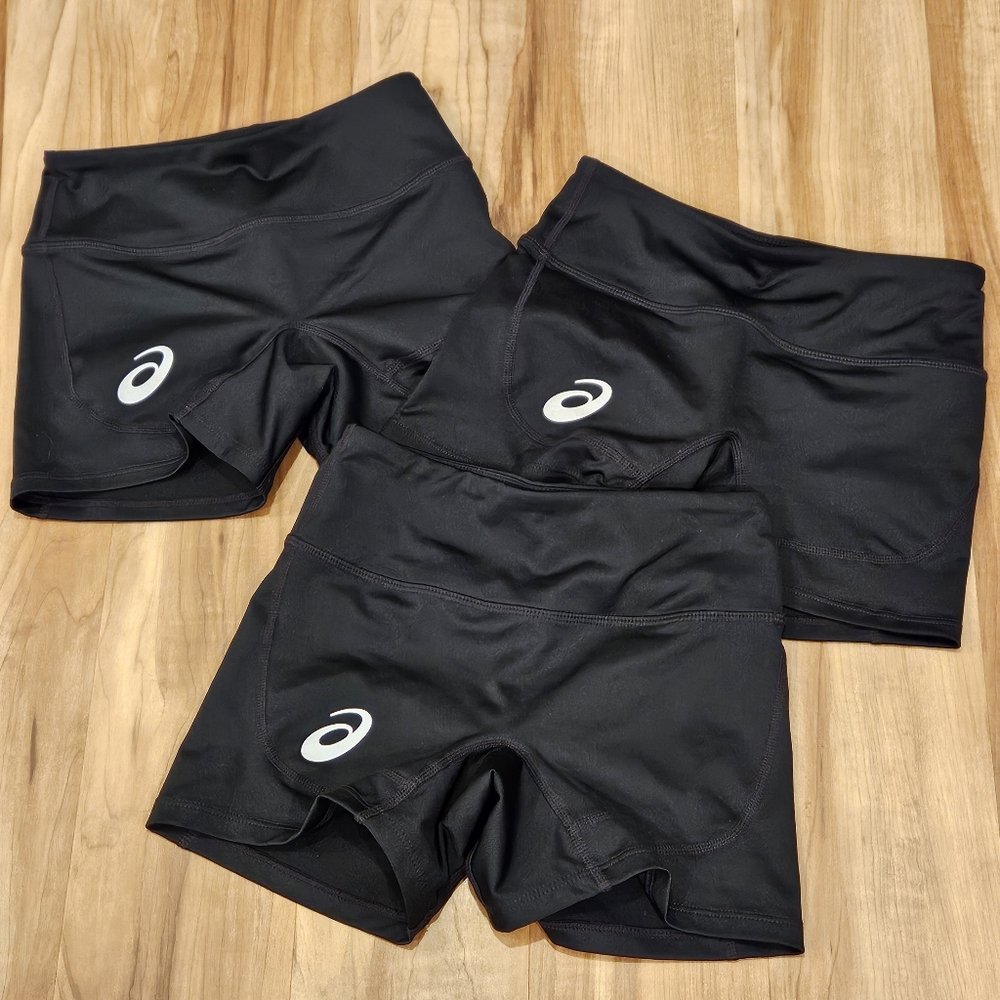 Asics Black Spandex shorts size 2XS